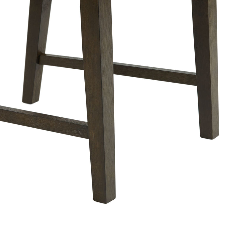 Dapper - 5 Piece Rectangular Standard Height Dining Set Table & Four Chairs - Walnut