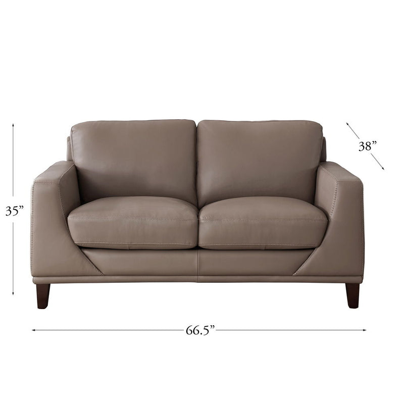 Soma - Leather Loveseat