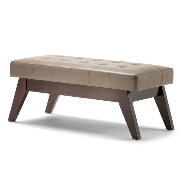 Draper - Mid Century Tufted Ottoman Bench