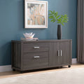 Office File Credenza, Work Office Printer Cabinet With Storage Drawers And File Cabinet