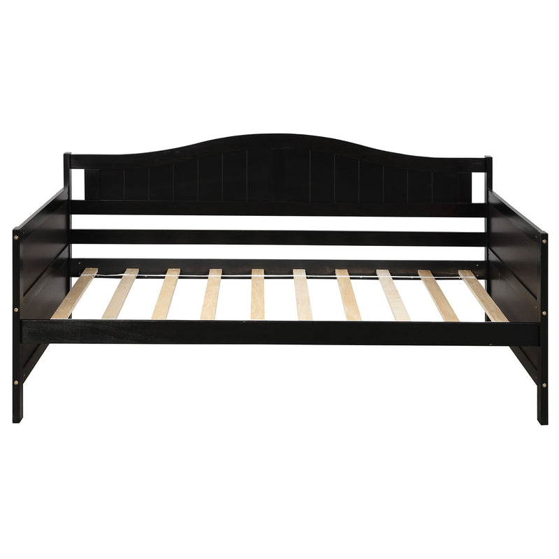 Twin Wooden Daybed With 2 Drawers, Sofa Bed For Bedroom Living Room, No Box Spring Needed - Espresso