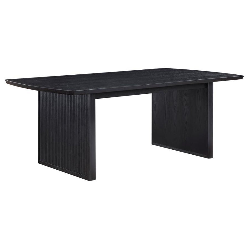 Brookmead - Rectangular Dining Table With 18" Removable Extension Leaf - Black