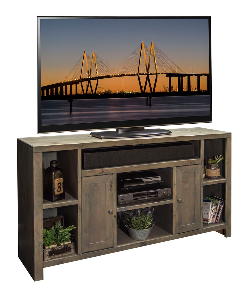 Joshua Creek - 64" TV Stand Console For TVs Up To 70" - Barnwood