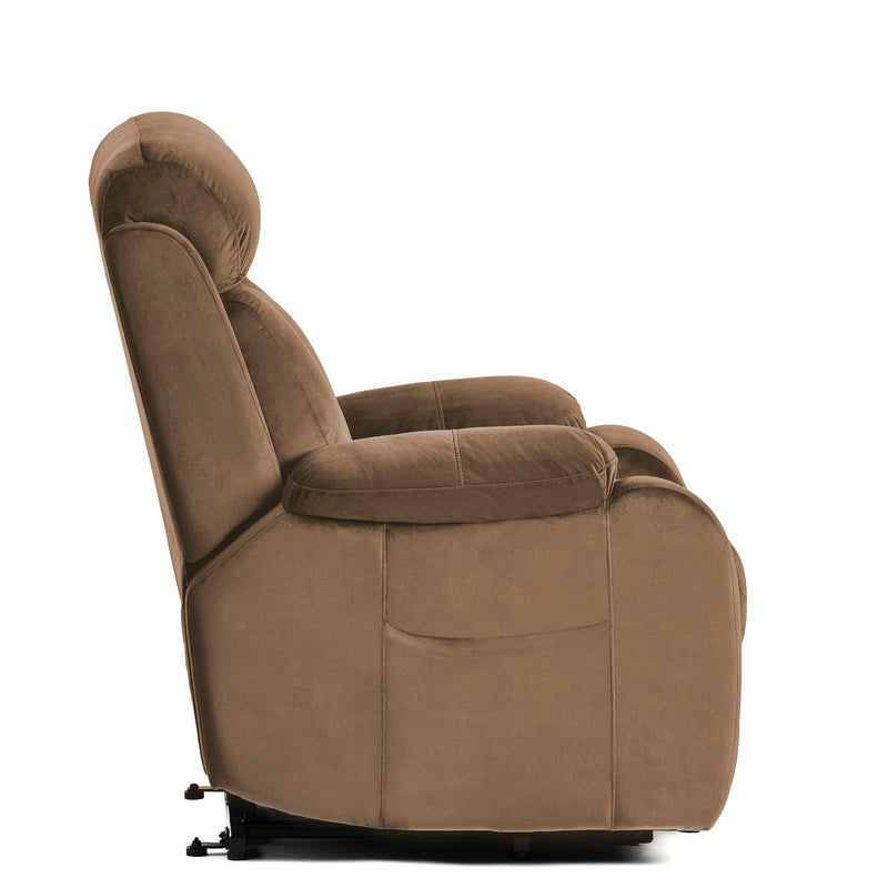 Lift Chair Recliner For Elderly Power Remote Control Recliner Sofa Relax Soft Chair Anti-Skid Australia Cashmere Fabric Furniture Living Room