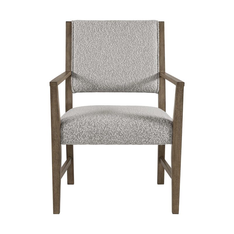 Conner - Dining Arm Chair (Set of 2) - Oak / Light Gray