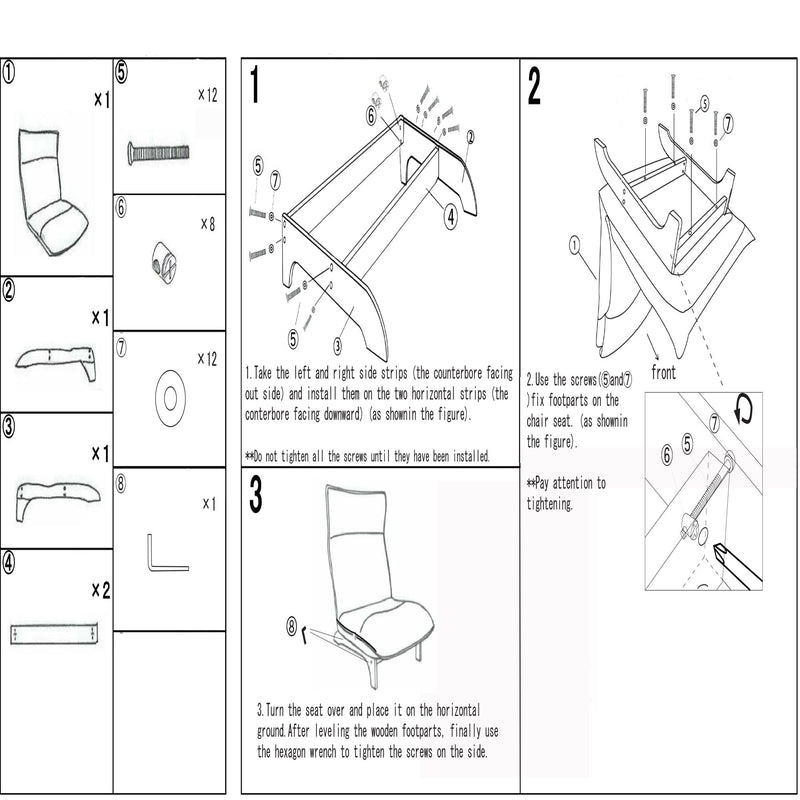 Single Lazy Sofa Chair Leisure Foldable Reclining Chair