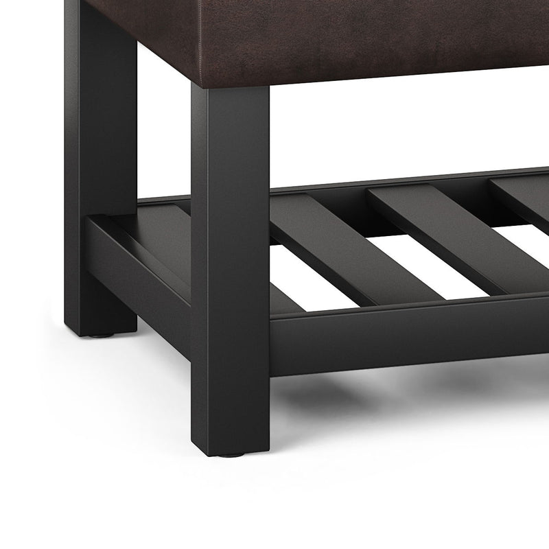 Cosmopolitan - Storage Ottoman Bench with Open Bottom