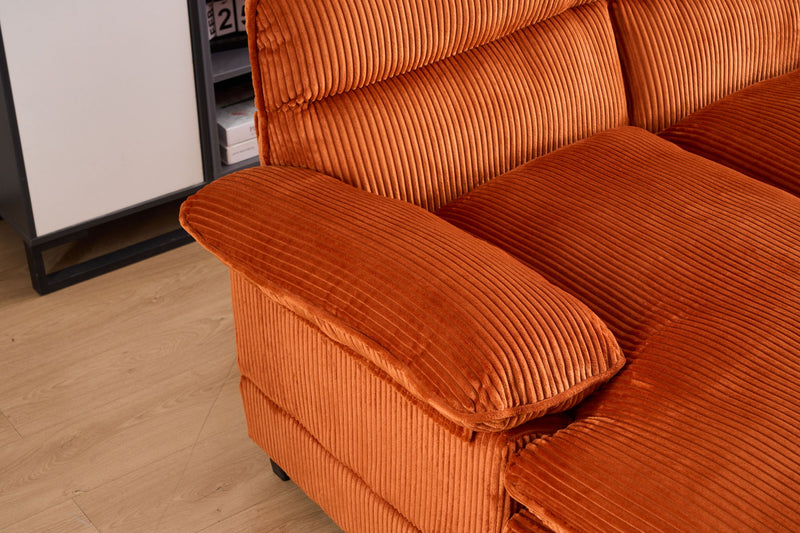 U-Shaped Profile Sofa, Including Two Single Seats And Two Chaise, Modular Sofa, Corduroy Sofa