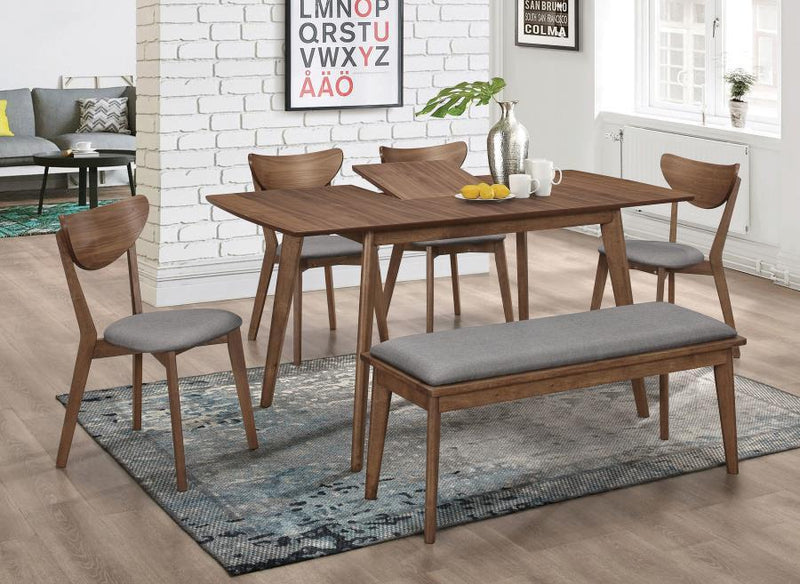 Alfredo - Rectangular Dining Table - Natural Walnut