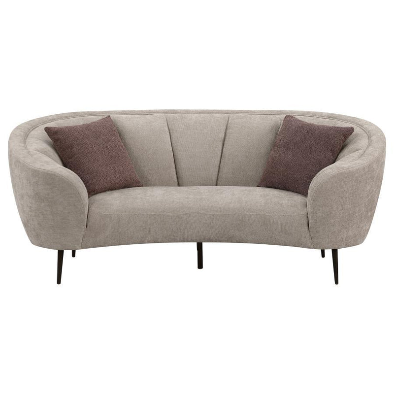 Ellorie - Upholstered Curved Sofa Set