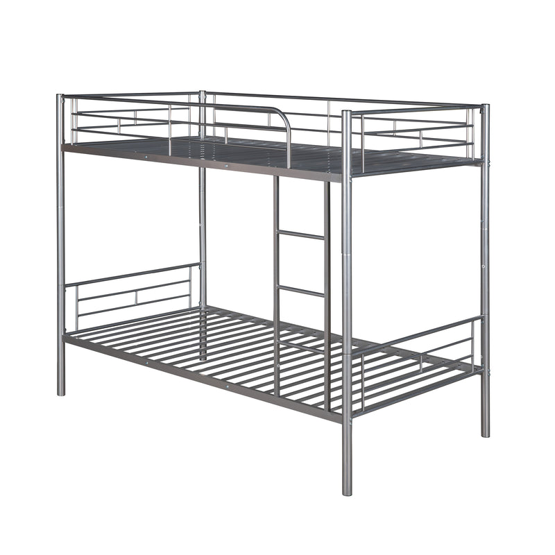 Twin Over Twin Metal Bunk Bed (Silver) ( old sku: MF189201NAA )