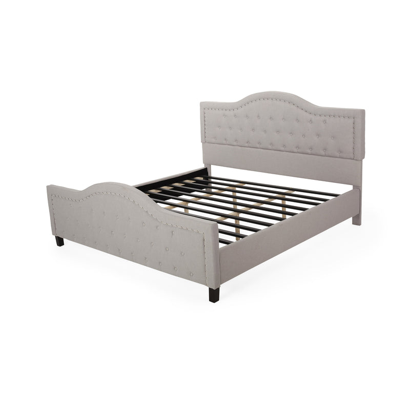 VIRGIL FULLY UPHOLSTERED KING SIZED BED