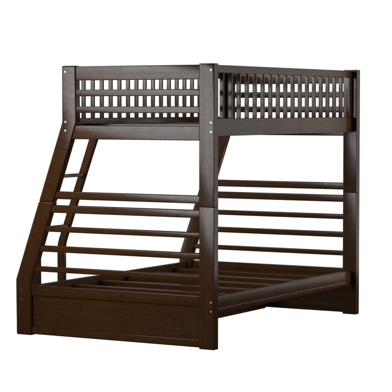 ACME Jason Twin/Full Bunk Bed, Espresso 02020W