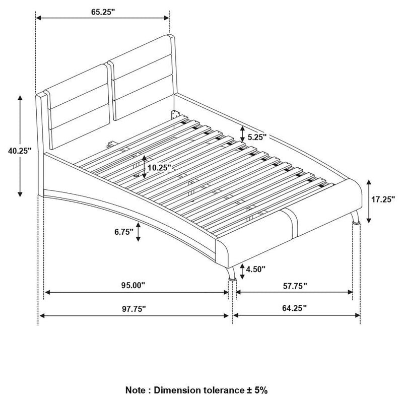 Jeremaine - Upholstered Bed