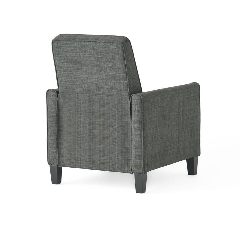 Linen Push Back Chair For Elegant Home