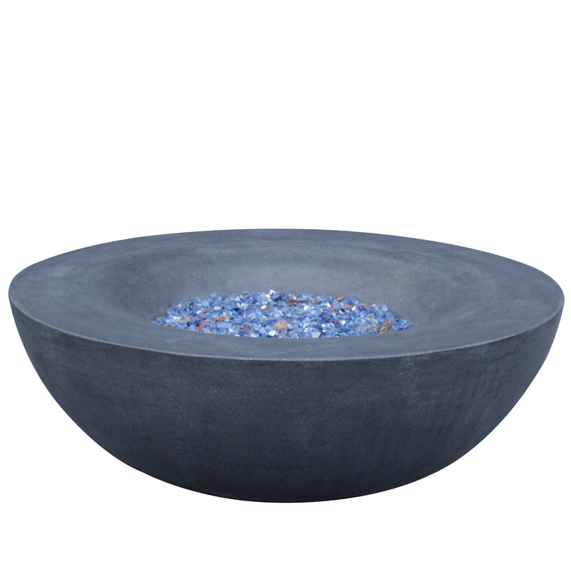 Outdoor Concrete Propane Gas Fire Pit Bowl