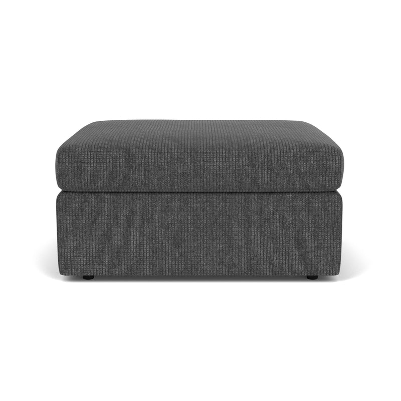 Sky - Stationary Square Cocktail Ottoman - Light Brown