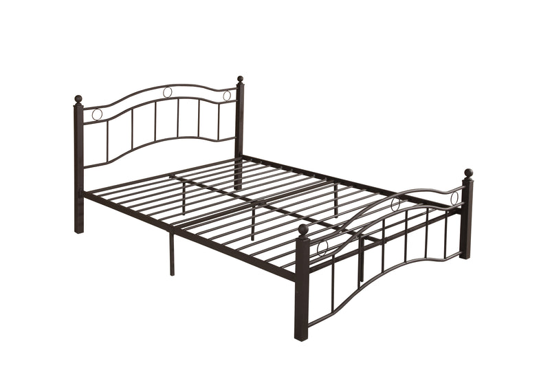 Metal Bed Frame With Headboard And Footboard