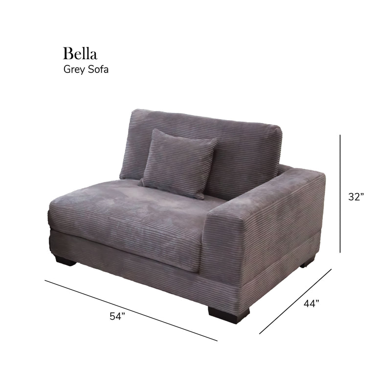 Bella - Corduroy Sectional