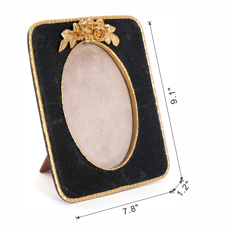 Vintage Photo Frame - Black / Gold