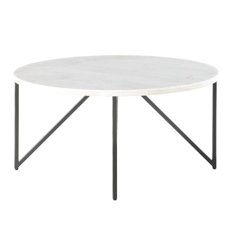 Cedric - Round Coffee Table - Black - 36"