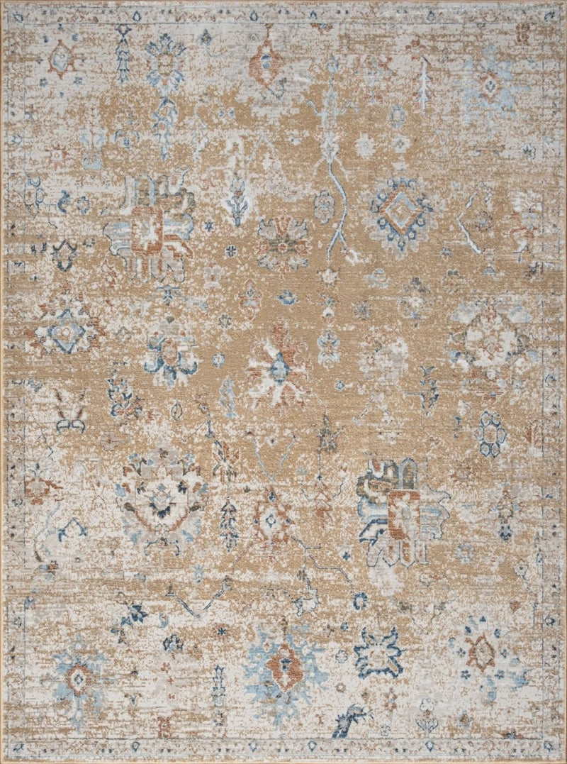 Noble - GC_GEN7008 Gold 5' x 7' Area Rug