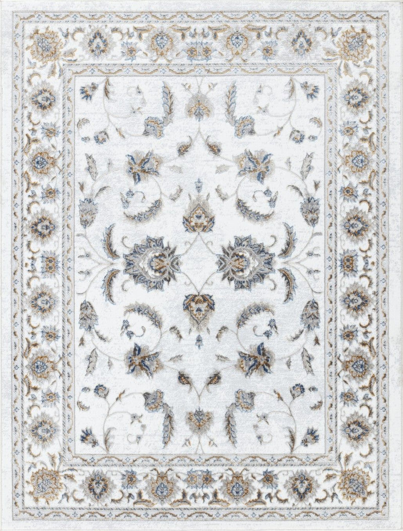 Legacy - 2'7" X 7' Area Rug, Polypropylene - Multi / White