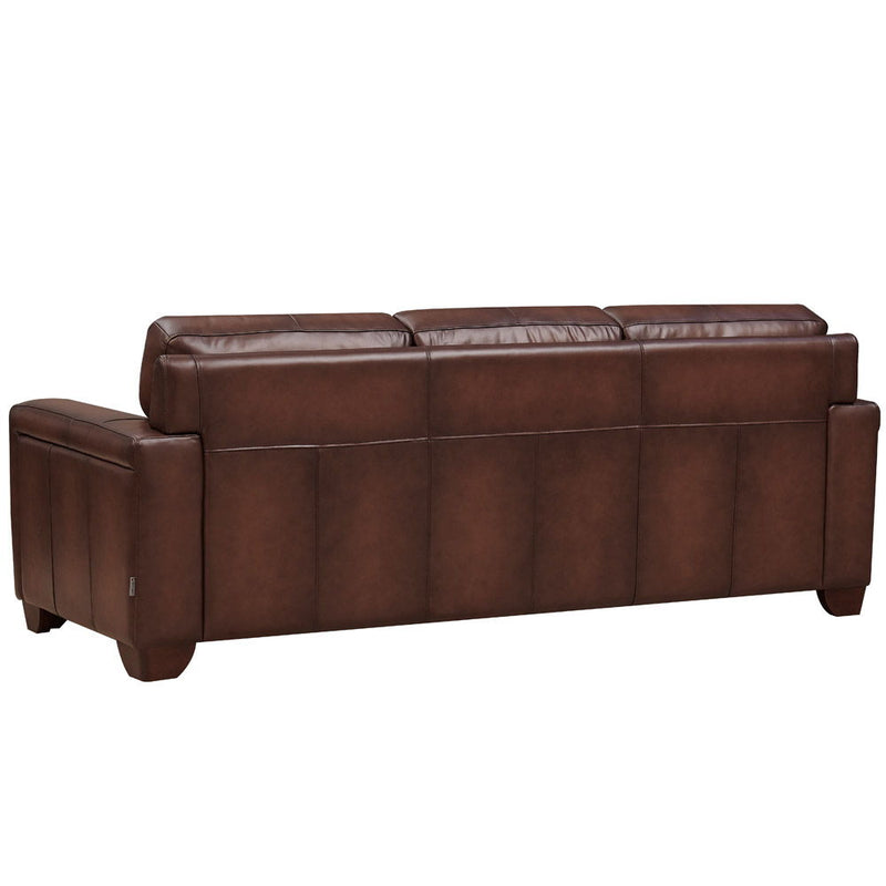 Alice - Leather Sofa - Caramel