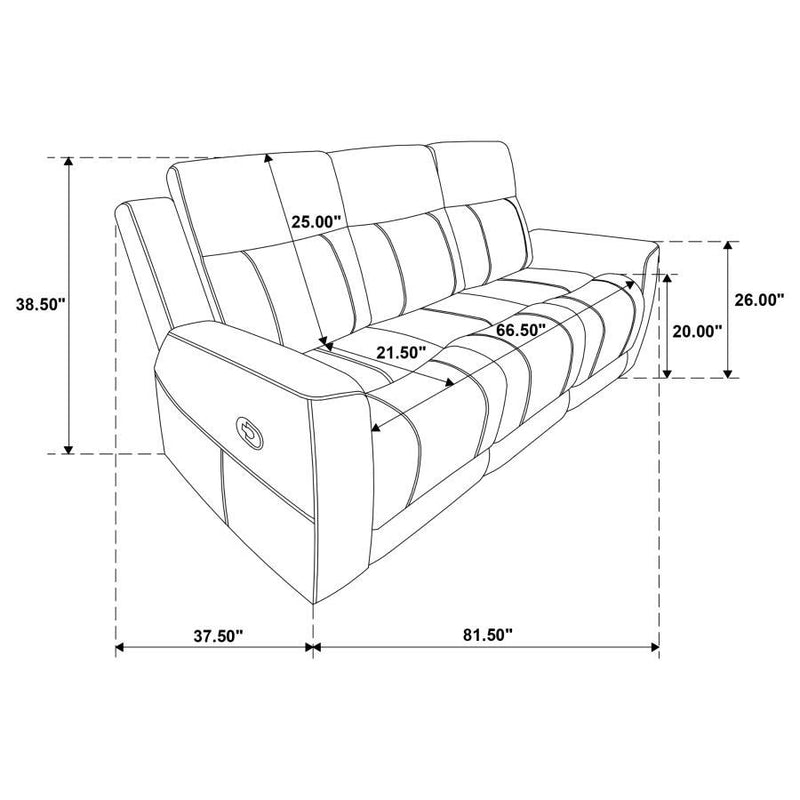 Brentwood - Upholstered Reclining Sofa Set