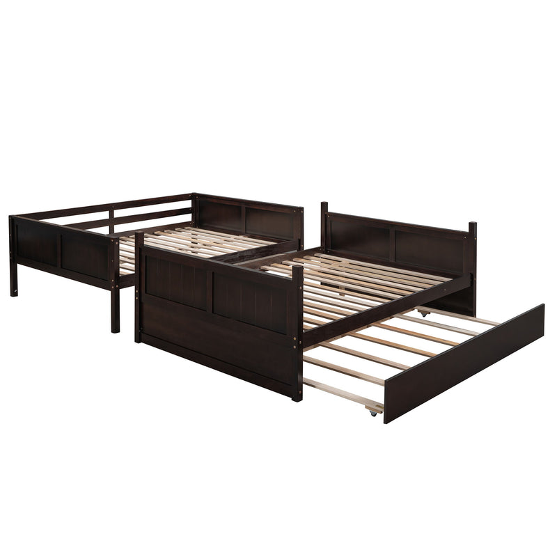 Kids Furniture - Bunk Bed With Twin Size Trundle