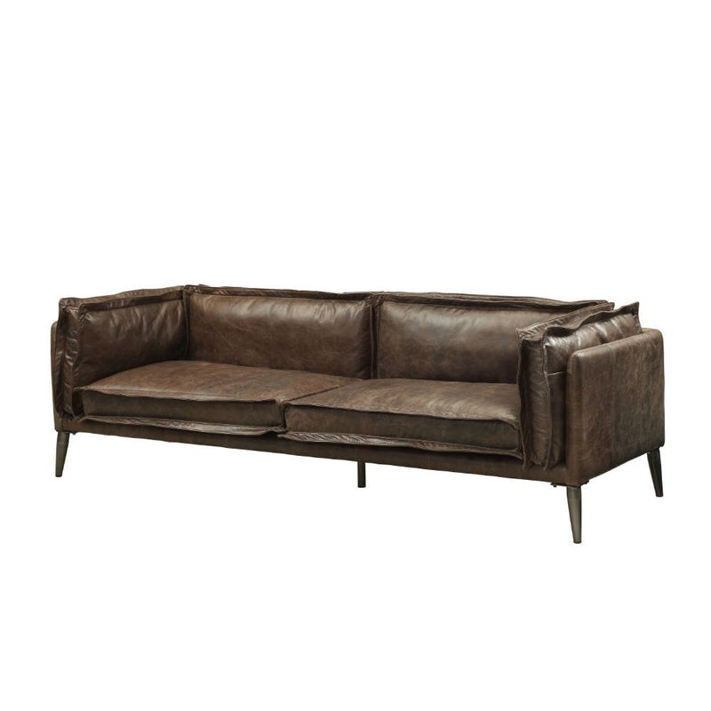 Porchester - Sofa - Distress Chocolate Top Grain Leather