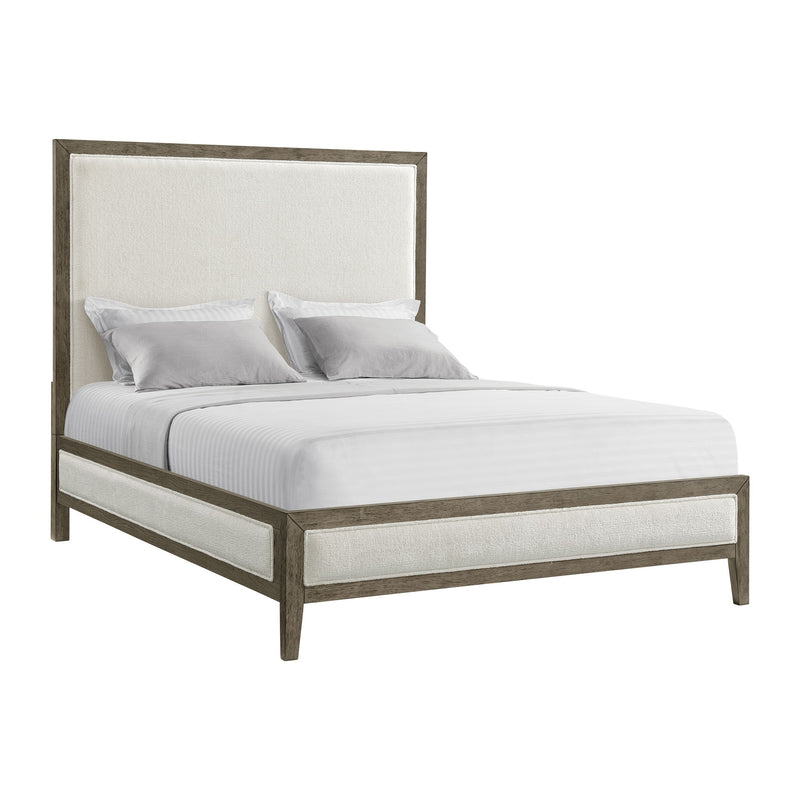 Versailles Contemporary - Fabric Panel Bed With Low Footboard
