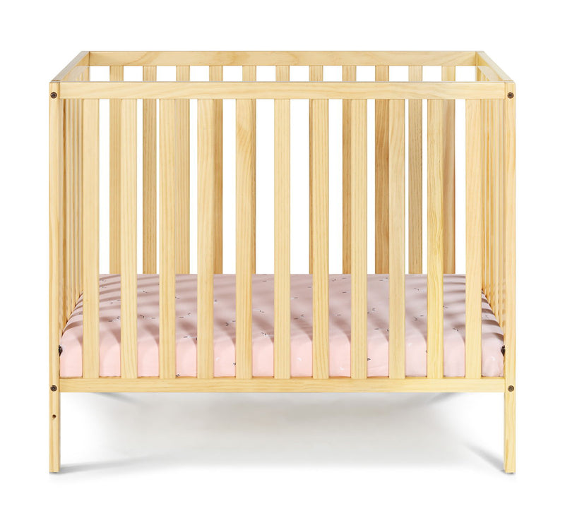 Palmer - 3-in-1 Convertible Mini Crib Baby With Mattress Pad
