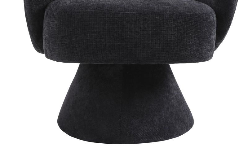 Swivel Accent Chair, Armchair Round Barrel Chair In Fabric For Living Room Bedroom