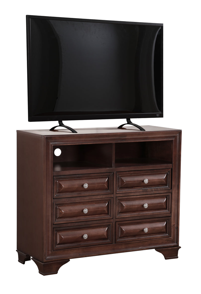 Lavita - G8875-TV TV Media Chest - Cappuccino