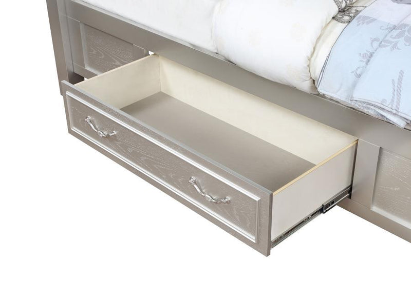 Evangeline - LED Storage Panel Bed