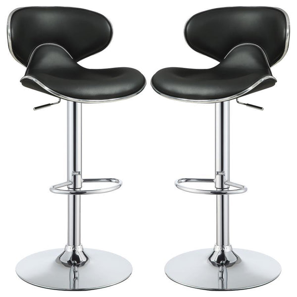 Edenton - Upholstered Adjustable Height Bar Stools (Set of 2)