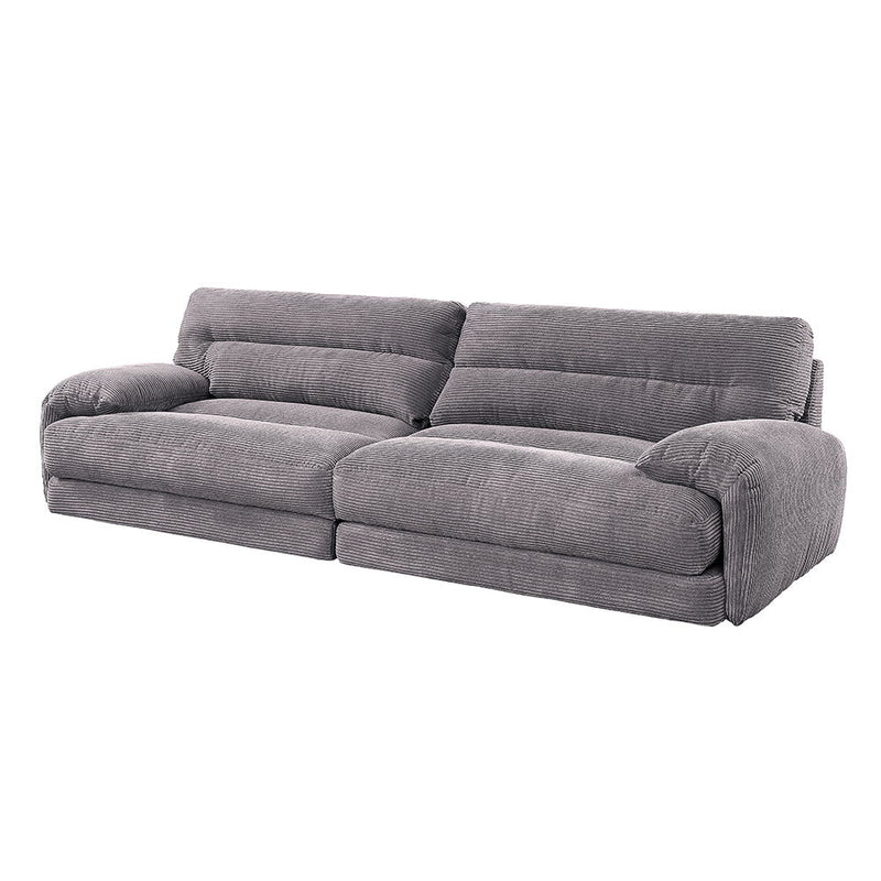 Cadenza - Loveseat - Gray Corduroy