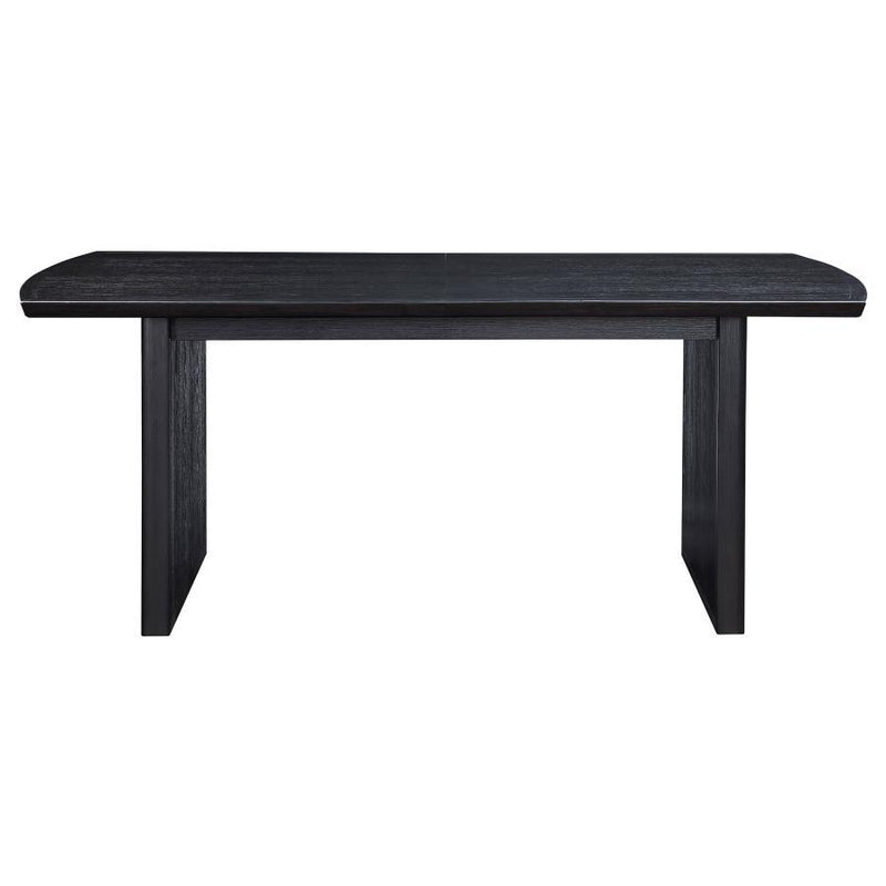 Brookmead - Rectangular Dining Table With 18" Removable Extension Leaf - Black