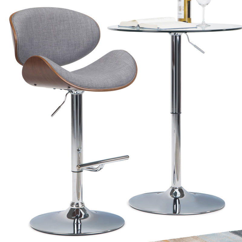 Marana - Bentwood Adjustable Swivel Bar Stool