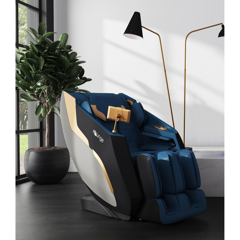 Enrich - PU Massage Chair - Navy