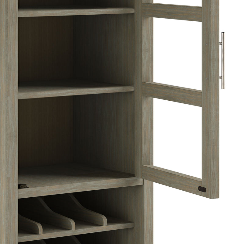 Avalon - High Storage Wine Rack Cabinet