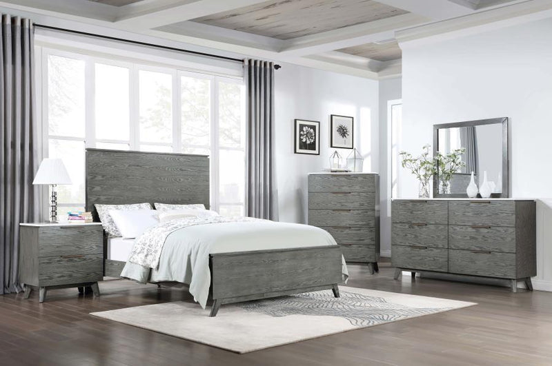 Nathan - High Headboard Panel Bed