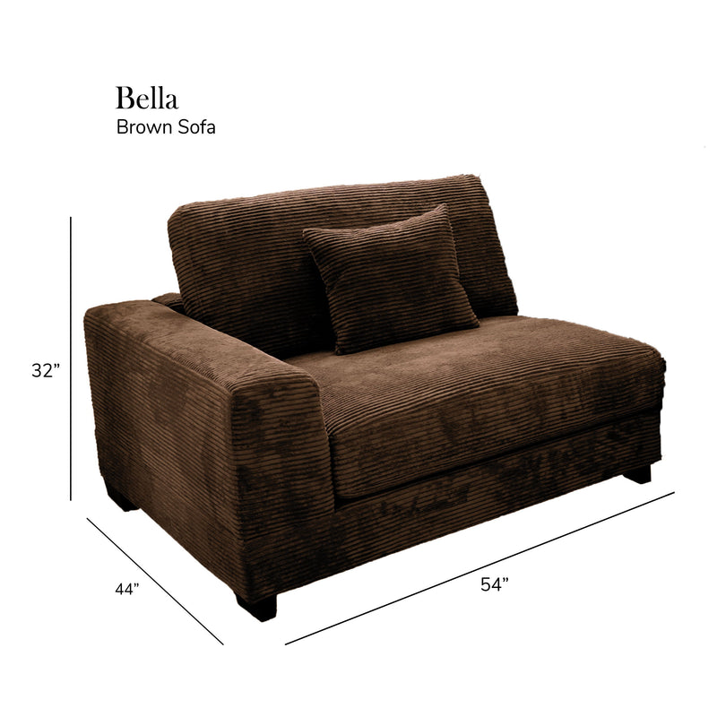 Bella - Corduroy Sectional