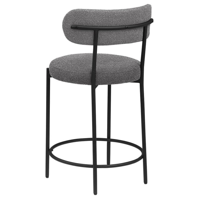 Viola - Boucle Upholstered Bar Stool (Set of 2)