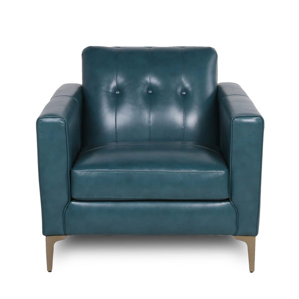 Mid-Century, Tufted Leather Chair