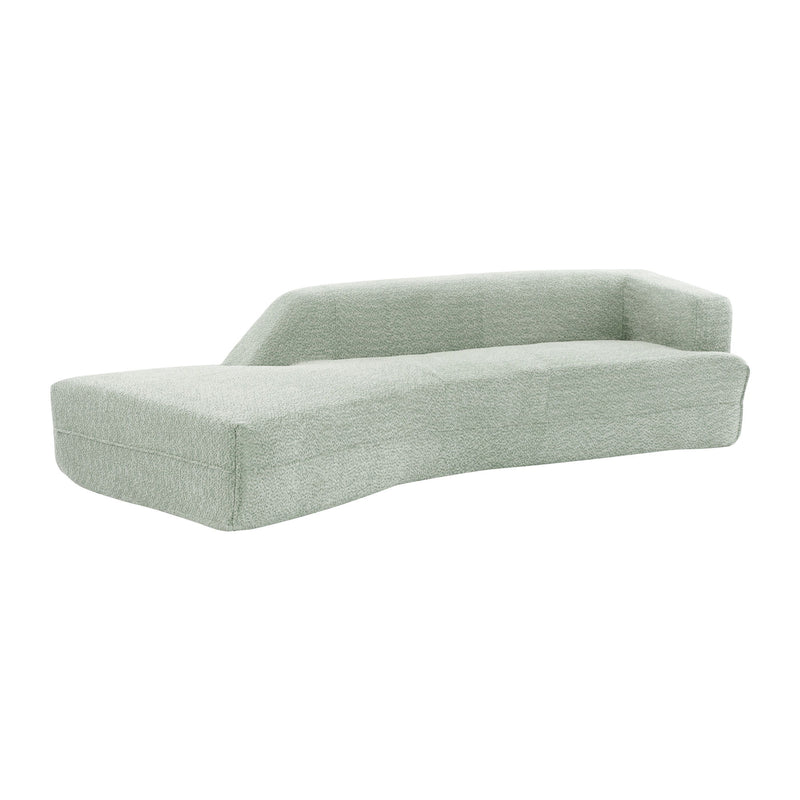 Curved Chaise Lounge Modern Indoor Sofa Couch For Living Room