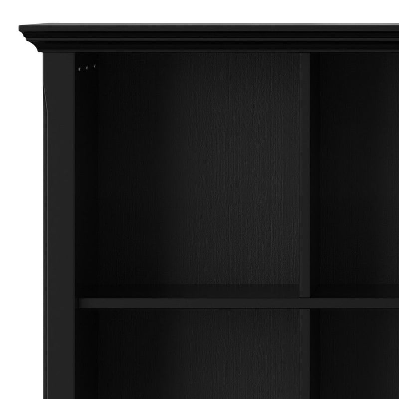 Acadian - 8 Cube Storage Sofa Table - Black