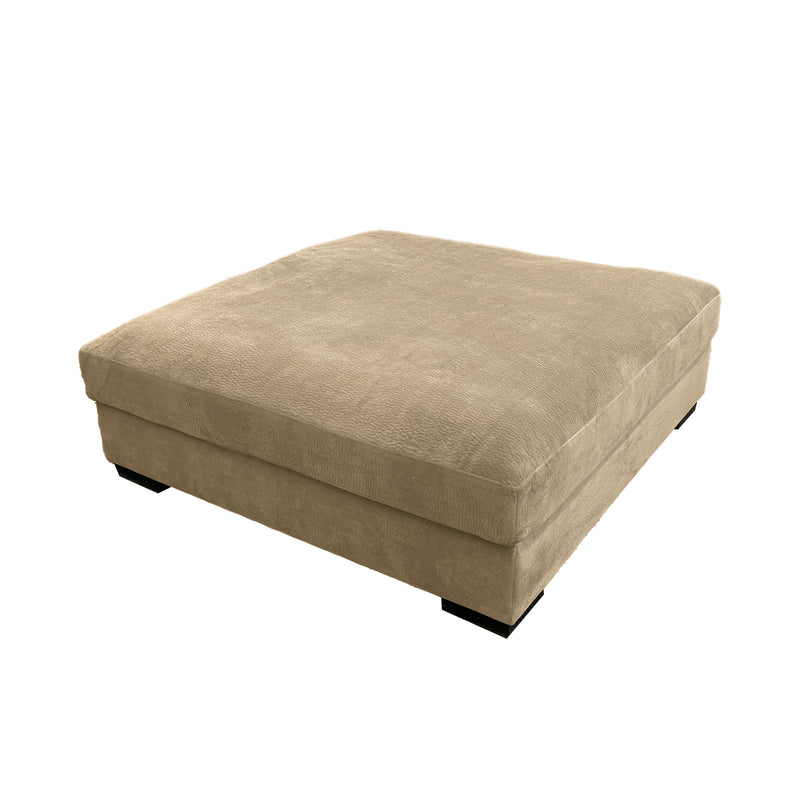 Boise Beige Oversized Ottoman