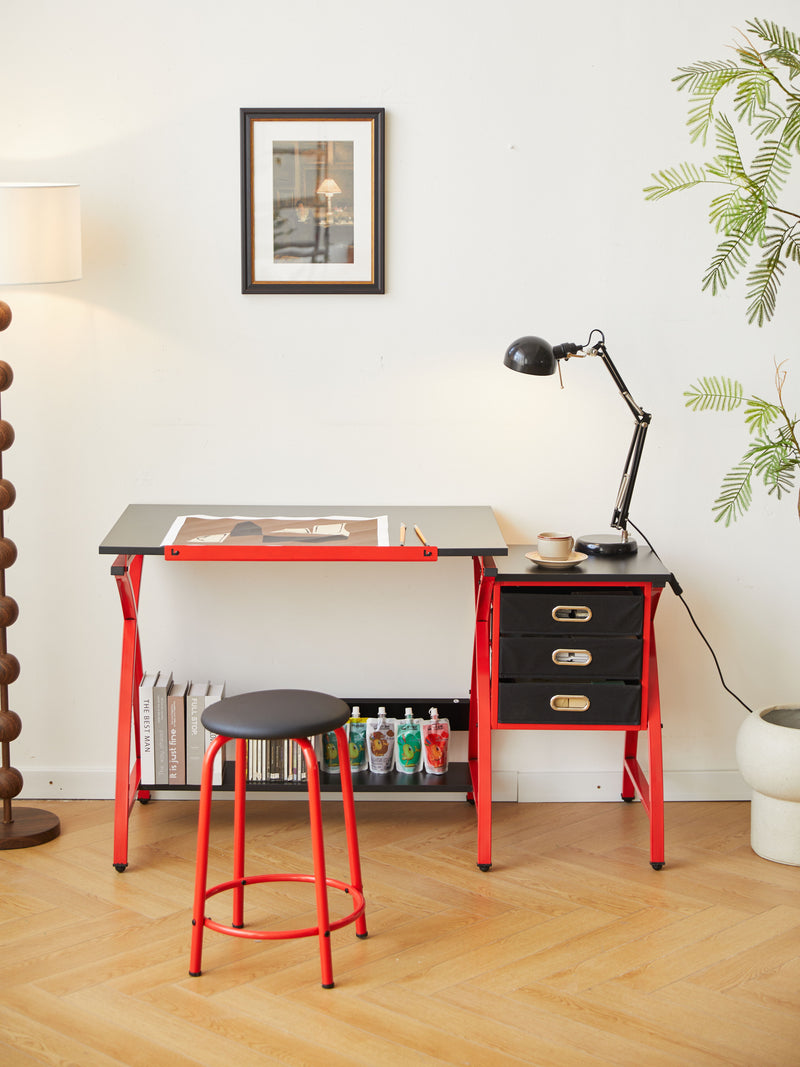 Drafting Table With Stool